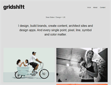 Tablet Screenshot of gridshift.com